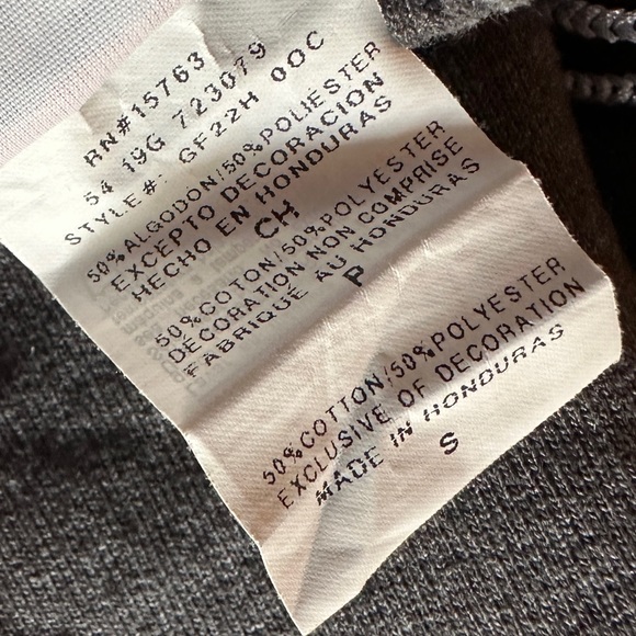 Like New Men's Champion Heathered Gray Classic Script Logo Cotton Hoodie. - Picture 6 of 6